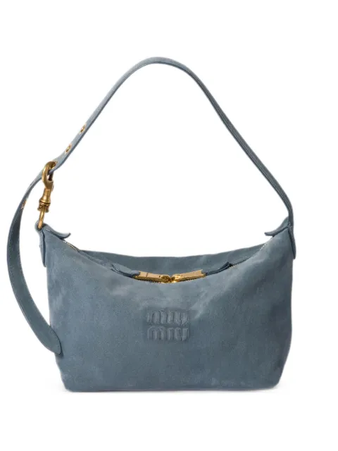 Miu Miu Spirit suede bag Blue 5BC216VOOO2CSS