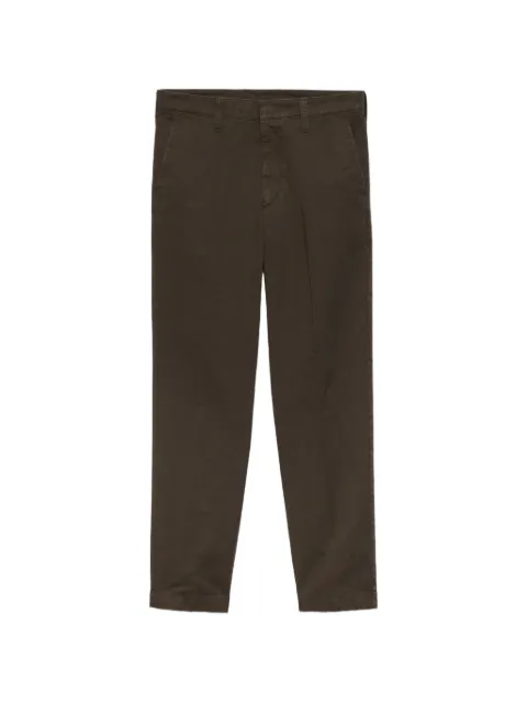 Prada garment-dyed cotton pants Brown SPH571SOOO6356