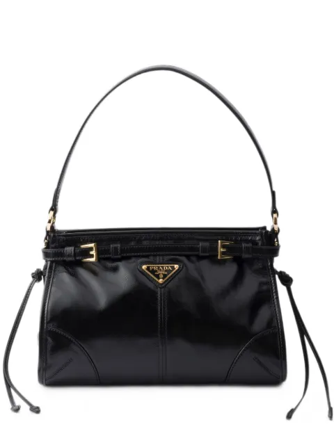 Prada Bonnie small leather handbag Black 1BC297VOOO2CYR