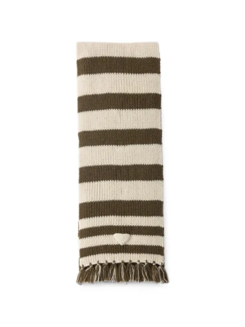Prada alpaca wool scarf Neutrals 1FS2092ZUD