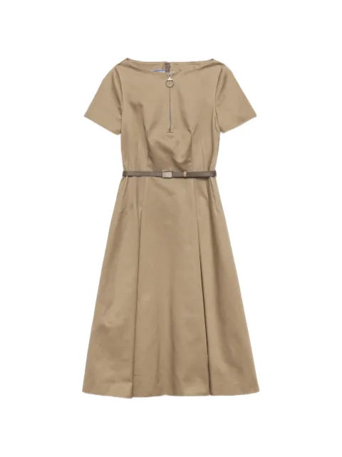 Prada chino zipper dress Neutrals P3S96HSOOO10YP