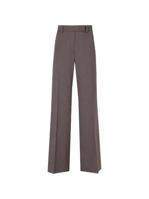 Seventy pressed-crease wide-leg trousers Brown PT1364180003