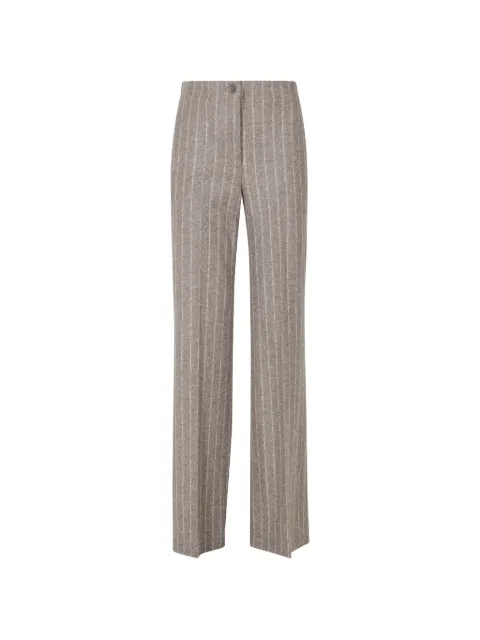 Seventy pinstripe-pattern straight-leg trousers Brown PT1173570056