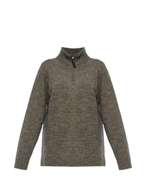 Maison Margiela quarter-zip knitted sweater Grey S51HL0059M13307