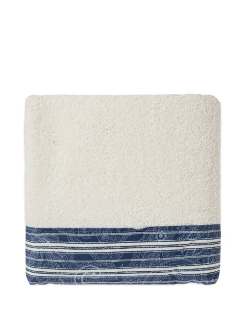 ETRO HOME Paisley-print embroidered bath towel Neutrals UKFC0001AV934