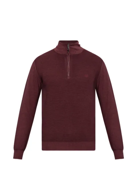 ETRO quarter-zip wool sweater Red MRKF0120AU11H