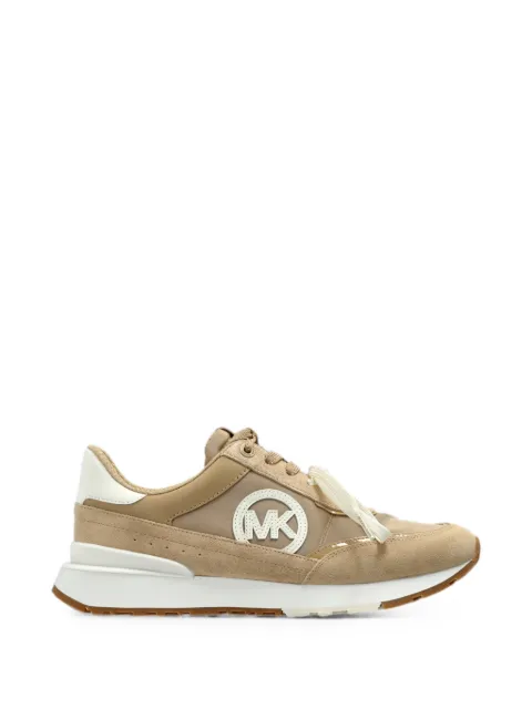 Michael Michael Kors Nova logo-patch sneakers Neutrals 43T6NOFS2D