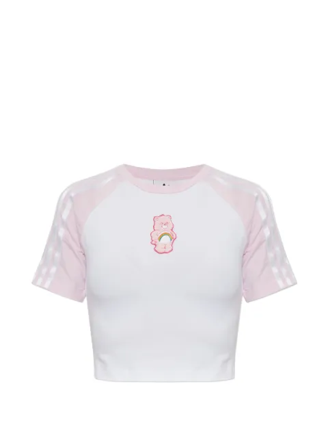 adidas x Care Bears patch cropped T-shirt White KR9628