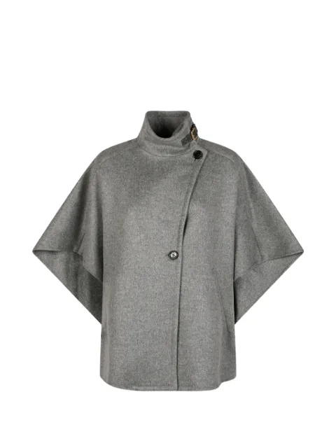 Max Mara oversized cape in cashmere drap Grey 2624736101600