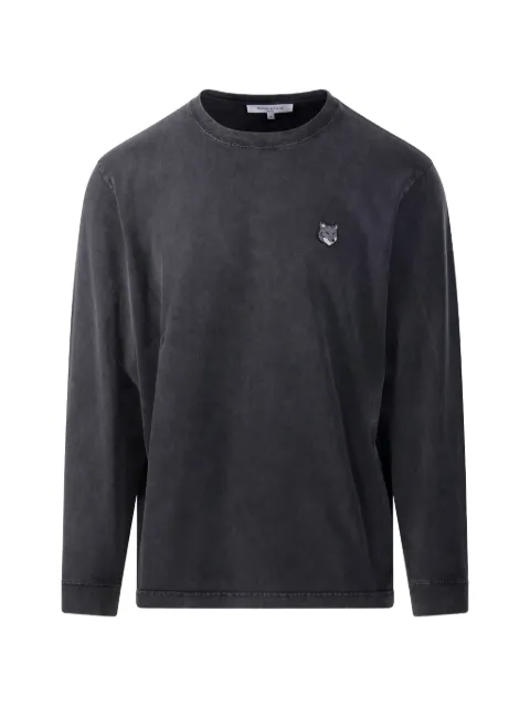 Maison Kitsuné Fox Head long-sleeve T-shirt Black PM00119KJBIT7