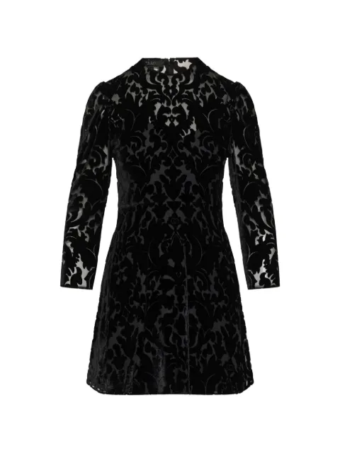 Gucci devoré-pattern mini dress Black 872602PCEXZAVAQ