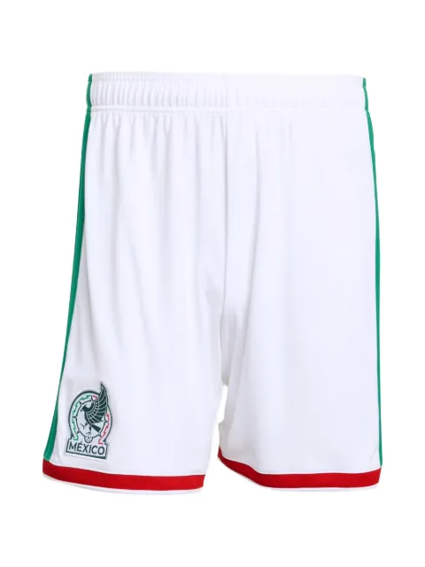 adidas Mexico crest-patch side-stripe shorts White JL8541