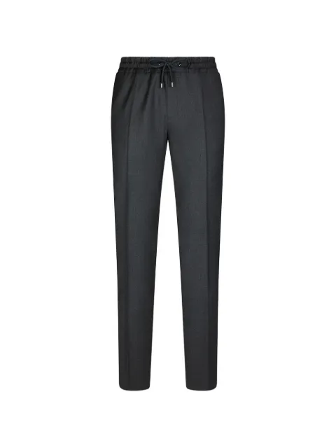 Pal Zileri drawstring-waist wool track pants Grey Z31NW406XP012
