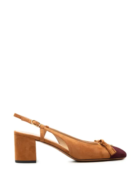 Valentino Garavani Valet Du Roi VLogo Signature slingback pumps Brown WS0MH9QQW