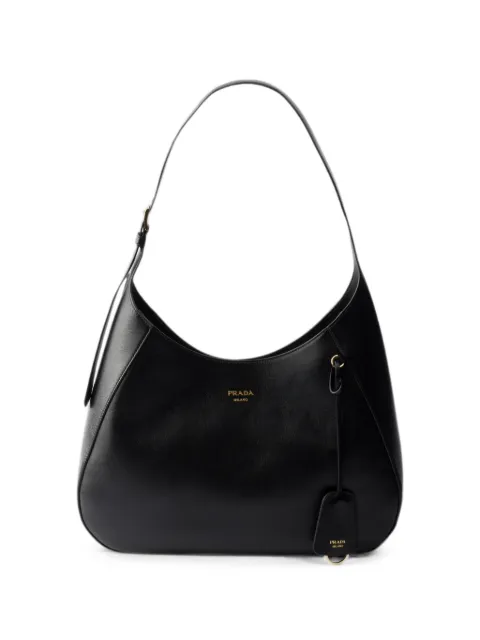 Prada Boogie large leather bag Black 1BC299VOOO2ZRN