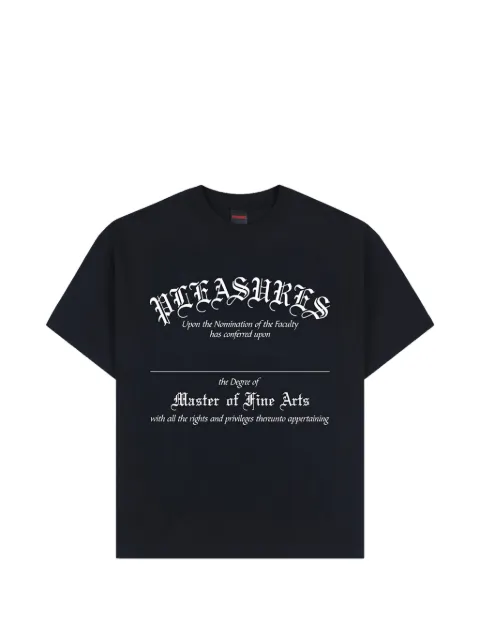 Pleasures Degree graphic-print T-shirt Black P26SU043