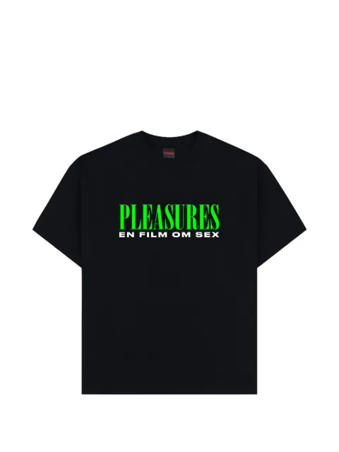 Pleasures logo-print T-shirt Black P26SU039