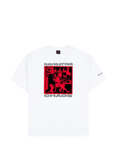 Pleasures graphic-print T-shirt White P26SU041