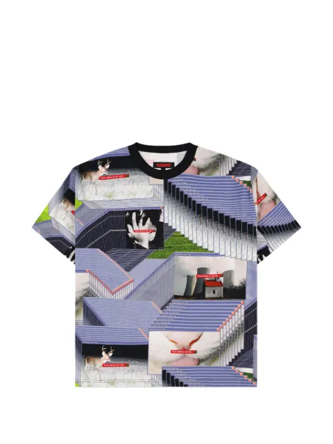 Pleasures Crash Heavyweight T-shirt Blue P26SU024