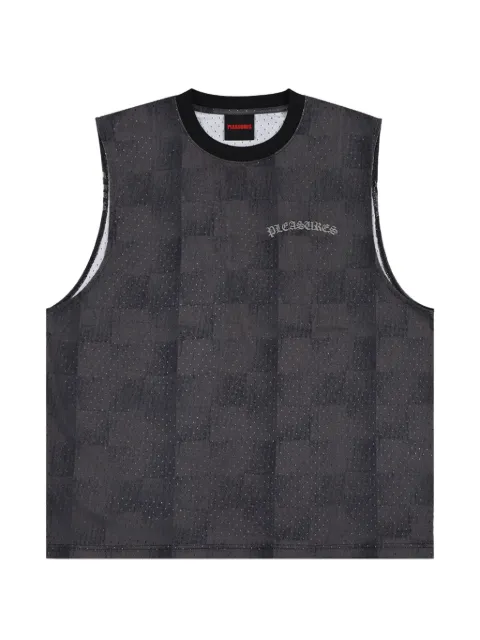 Pleasures Neural mesh sleeveless T-shirt Black P26SU004
