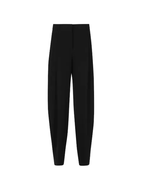 THE ANDAMANE pleated tapered trousers Black T200471CTNP263