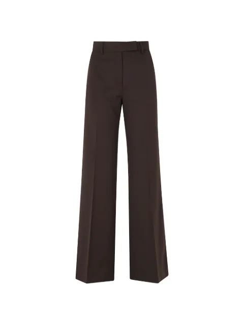 Seventy belt-loop pressed-crease trousers Brown PT1364180003