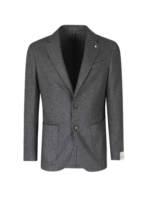 l.b.m. herringbone blazer Grey 655352887099