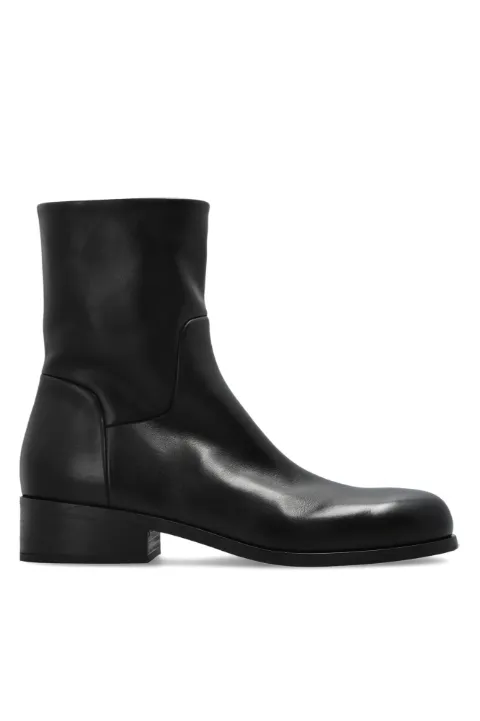 Marsèll leather ankle boots Black MW8950P014