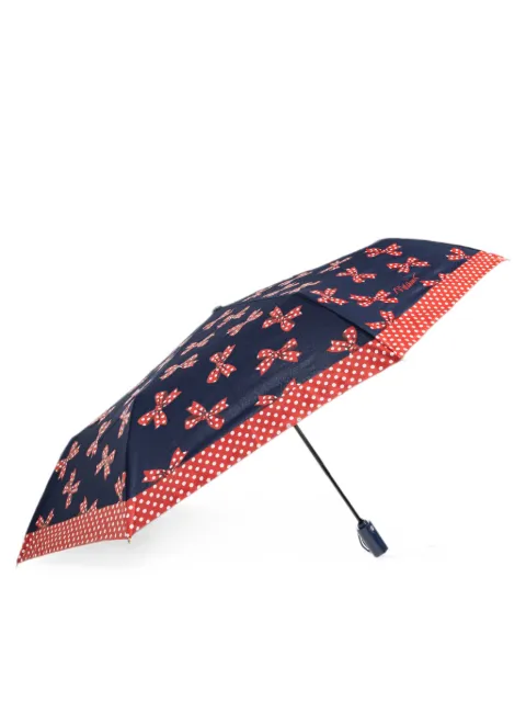 Moschino bow-print polka-dot umbrella Blue 8977OPENCLOSEF