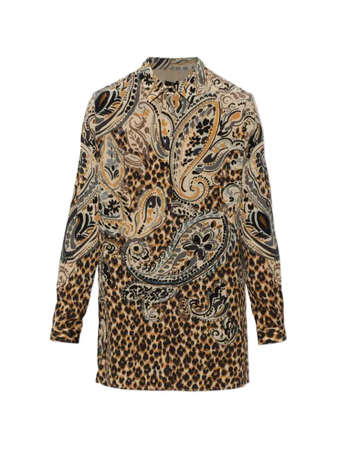 ETRO leopard-pattern shirt Neutrals WRIA0103AK15V