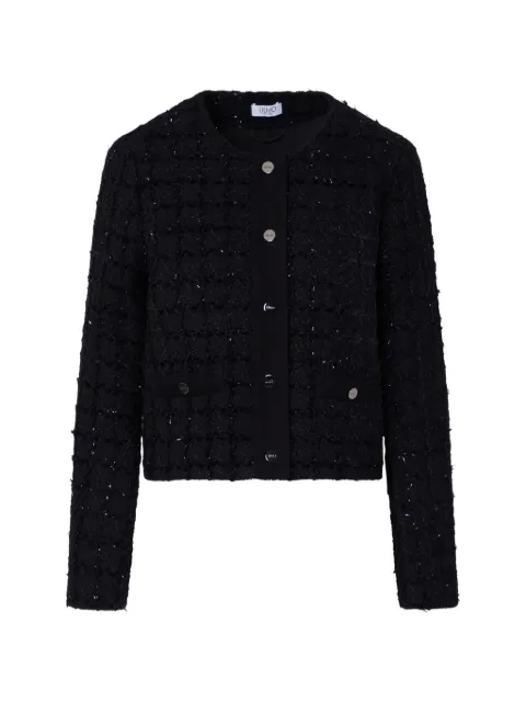 LIU JO bouclé jacket Black UF6116D038522222