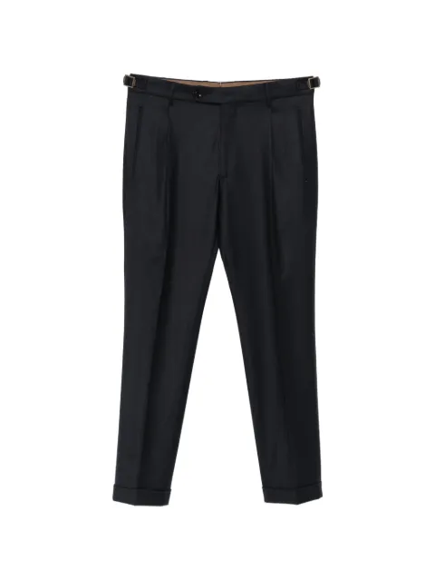 Berwich pleated trousers Black RETROZG1202X
