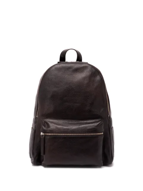 Orciani Lagoon leather backpack Brown P00711