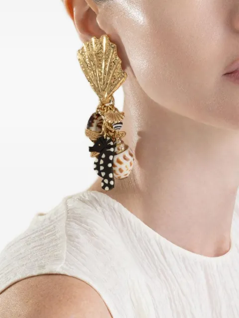 Gas Bijoux Shellita beach charm earrings Gold ASHELLITAO