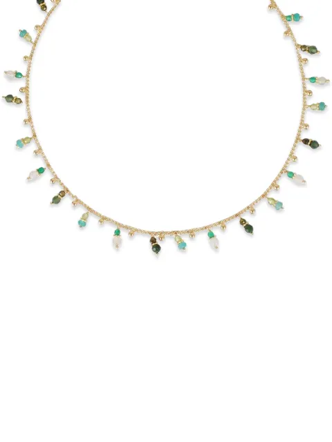 Gas Bijoux turquoise-embellished necklace Gold CTANGERINEOPSP