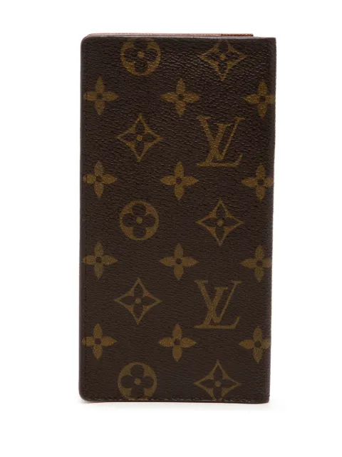 Louis Vuitton Pre-Owned 2002 Monogram Brazza Wallet long wallets Brown 01OZYQ243QXNF4F4