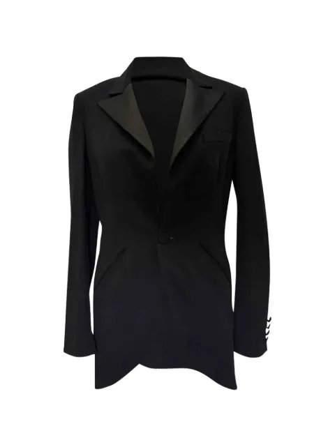 Ralph Lauren Vintage 2010s Tuxedo single-breasted blazer Black RFCPUGBCL757265W