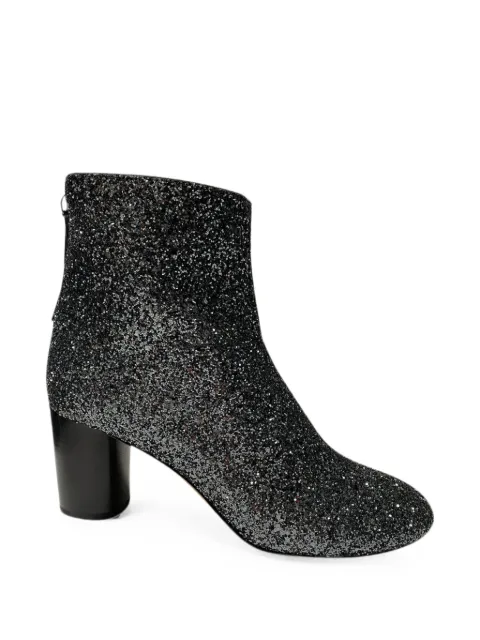 Isabel Marant Vintage Ritza glitter-coated ankle boots Grey NAPPUGBSH090499W