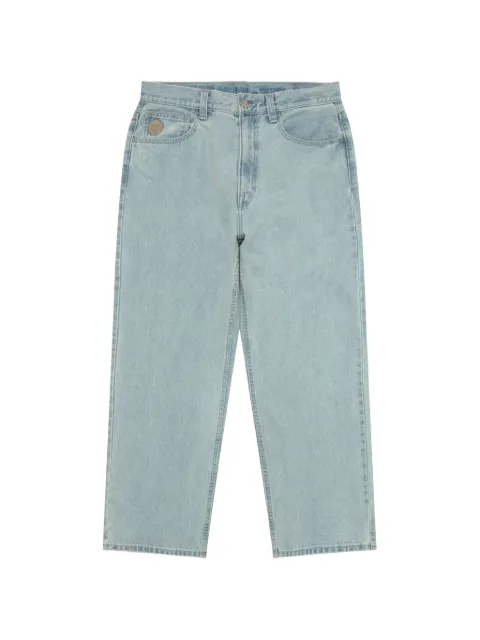 AAPE BY *A BATHING APE® Moonface Aapenow relaxed-fit jeans Blue AAPPTMC673XXQ