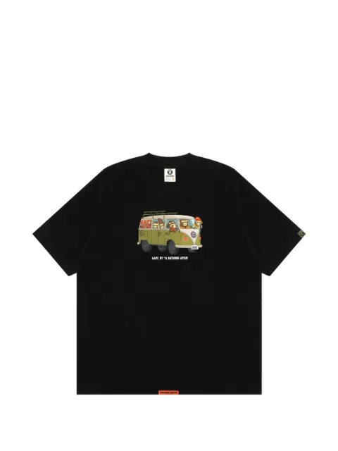 AAPE BY *A BATHING APE® AAPER graphic-print T-shirt Red AAPTEM1617XXO