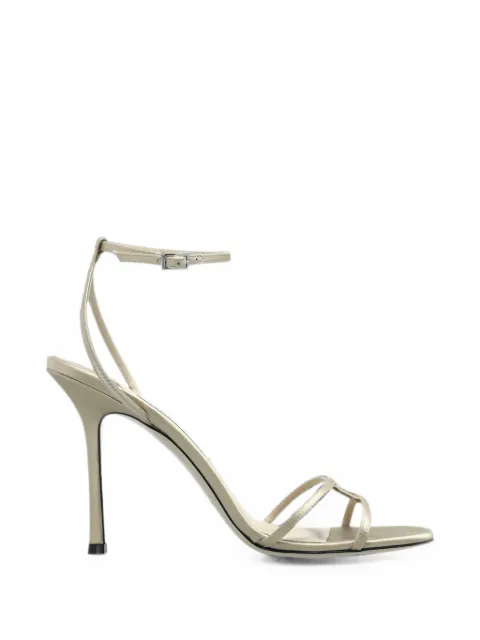 Jimmy Choo 1998 Leo sandals Gold 1998LEO100SAT