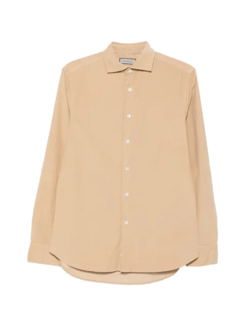 Canali corduroy long-sleeve shirt Neutrals DIGM03361CSL7065