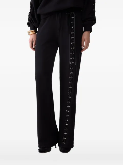 LIU JO sweatpants with laces Black TF6277F0334