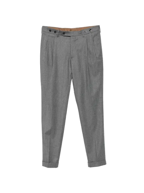 Berwich pleated wool trousers Grey BARBERLONGVB8996