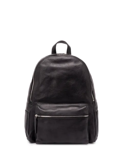 Orciani Lagoon leather backpack Black P00711LGN