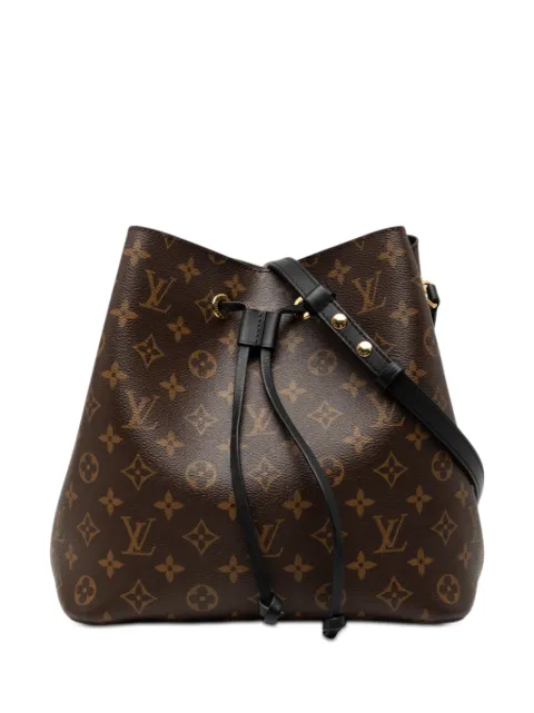 Louis Vuitton Pre-Owned 2019 Monogram Neonoe MM bucket bag Brown PJGFGJB4RPJD8LGN