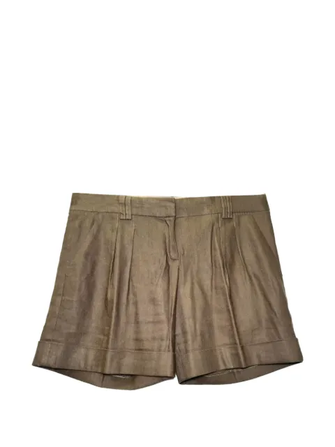 JOSEPH 2010-2020s pleated shorts Brown RFCPUGBCL760371W