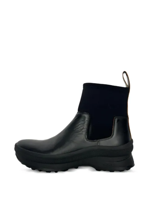 Jil Sander Pre-Owned Chelsea ankle boots Black RFCPUGBSH765452M