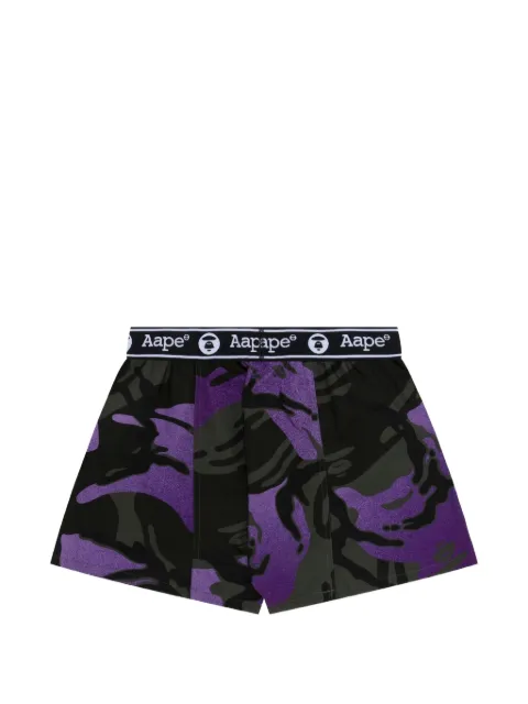 AAPE BY *A BATHING APE® Camo-print boxers Black AAPUWM5375XXQ