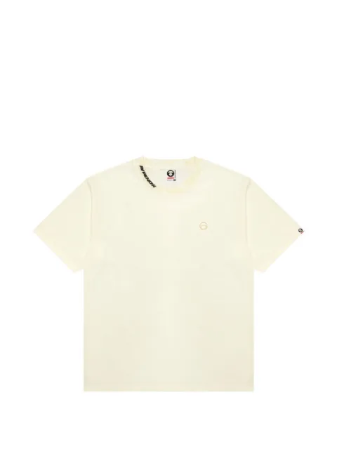 AAPE BY *A BATHING APE® Moonface logo T-shirt Neutrals AAPTEM1814XXQ